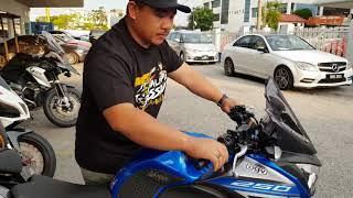 ilmu bernilai RM10k Bagaimana ingin tahu superbike pernah kemalangan atau tidak..!!!