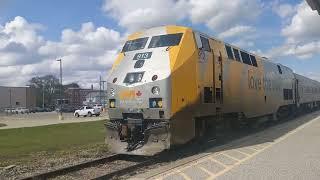 VIA 73 at the Chatham station. May 4, 2023