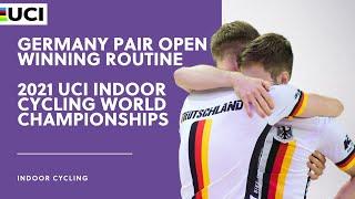 Pair Open winning routine | 2021 UCI Indoor Cycling World Championships