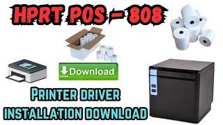 HPRT POS 808 PRINTER DRIVER INSTALLATION SETUP