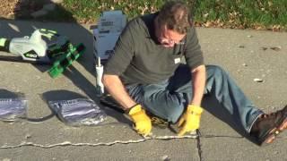 Concrete Driveway Crack Repair