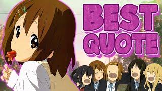 Determining Yui Hirasawa's Best Quote