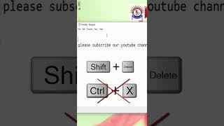 #shorts  Computer hidden tricks | master keyboard shortcut | keyboard shortcuts a to z by orion com