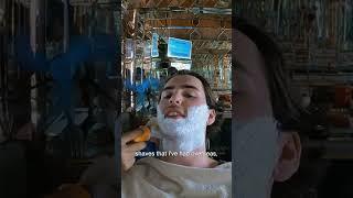 Luke Damant's satisfying $1.50 Egypt shave 🪒 #shorts