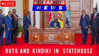 BREAKING NEWS LIVEPresident Ruto and DP Kindiki Holding First Event At State House