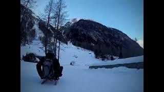 Schlittelbahn von Preda nach Bergün