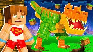 minecraft'ta 100 günde DİNOZOR PARKI yapmaya çalışıyoruz