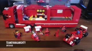 Lego Speed Champions 2015 75913 F14 T & Scuderia Ferrari Truck Speed Build