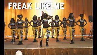 Grambling State University Orchesis | Freak like me | High school Day Pep Rally 