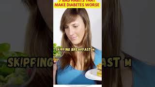 7 Bad Habits That Make Diabetes Worse #diabetes #healthdsl #diabetic