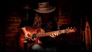 "Deep Down 'neath the Soil" • Dark Relaxing Western Blues Acoustic Guitar & Lap Steel Slide