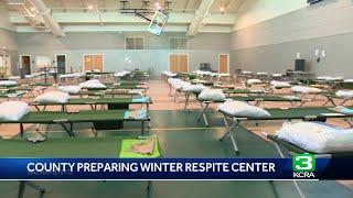 Sacramento County prepares for winter with respite center for homeless