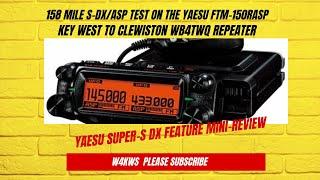  New Yaesu FTM-150RASP S-DX/ASP Review: Weak Signal Performance & Features Tested @W4KWS 