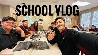 A day in life at American High School  || School Vlog | Exchange student 