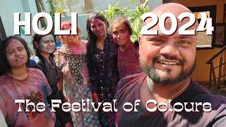 Holi Celebration With Family 2024 ||The Babita Vlogs || #holi #holicelebration #ytviralvideo #family