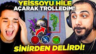 YEİSSOYA KIŞKIRTMA!! HİLE AÇARAK TROLLEDİM  (SİNİRDEN ÇILDIRDI!!) | PUBG MOBILE