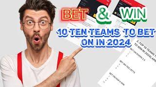 TOP TEN TEAMS FOR BOTH TEAMS TO SCORE & OVER 2.5  | #bettingstrategy #longviralvideo