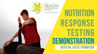 Nutrition Response Testing Explained [DEMONSTRATION] Applied Kinesiology Muscle Testing