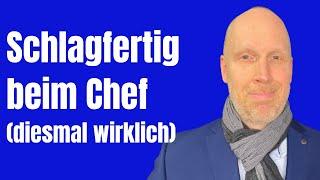 Wie Du deinem Chef schlagfertig auf Augenhöhe konter kannst