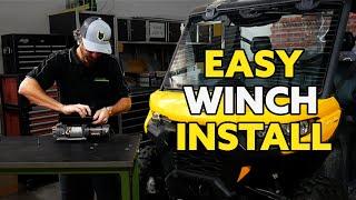 HOW TO INSTALL A WINCH ON A CAN-AM DEFENDER!