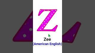 'Zed' or 'Zee' #shorts #youtubeshorts #englishlearners