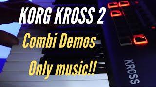 Korg Kross 2  Workstation Demo - No Talking!  22 minutes- Only music!!