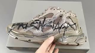 BALENCIAGA RUNNER  quality control video check from forkick.shop