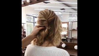 Short Hair Wedding Hairstyle Updo