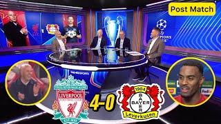 Liverpool 4-0 Leverkusen The Reds are top of UCL Table Arne Slot team on fire 