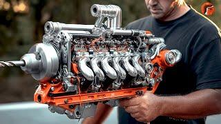 Building Most Powerful Drill with a V8 Engine | Start to Finish by @letslearnsomething30