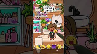 toca rp ordering a labubu! #aesthetic  #tocagohar  #tocarp #tocaroutine #labubu #tocaboca
