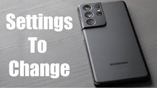 First settings to change on your Samsung Galaxy phone (Android 12, One UI 4.0)