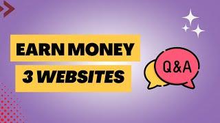 Earn Money by Answering Questions | Make Money Online