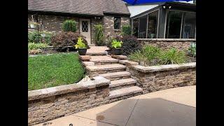 Building new paver steps with EP Henry block
