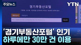 '경기부동산포털' 하루 30만 건 이용..."서비스 만족도 87%" / YTN