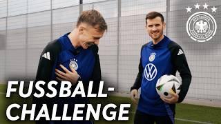 „Der ist schon Wahnsinn“  | Fußball-Challenge mit Maxi Beier und Pascal Groß