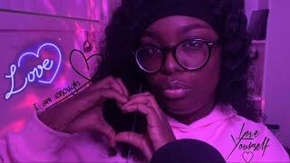 ASMR • Love Manifesting Affirmations for sleep  (tw: kisses, up close whisper, mouth sounds)