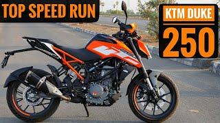 KTM Duke 250 Top Speed Run - Ride Video | Disappointed? | Rev Force Tamil