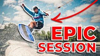 Epic Wakeboarding At Insane Wakepark - Liquid Leisure Windsor | Pro Wakeboarding Tricks