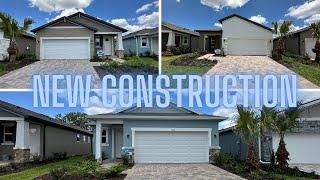 Tour 3 Florida New Construction Homes For Sale in Active Adult Community - Could You Live Here?