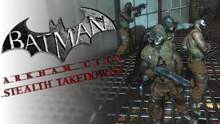 ARKHAM CITY NG+ Stealth Takedowns #1 No detective mode, Unseen