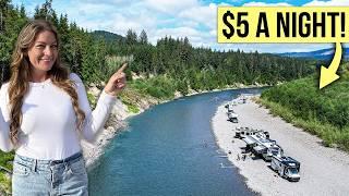 We Camped in Olympic National Park for $5 a night!?!