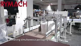 #saudiarabia Maxi Roll Tissue Roll Side Sealing Wrapping Machine #tissue #maxi