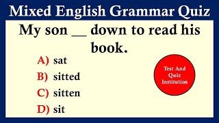 Mixed English Grammar Quiz: CAN YOU SCORE 20/20?