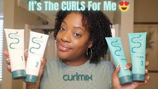 It's The Curls For Me! Wash N Go Using CurlMix