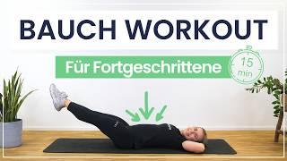 Bauchtraining für Fortgeschrittene - 15 MIN extrem effektive Übungsroutine!