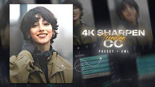 Top 5 Best 4K Sharpen CC | Preset & XML File | Alight Motion | Rajj Editz |