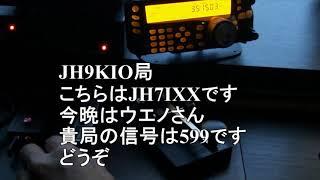 爆速モールス通信例です