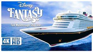 Disney Fantasy | Full Cruise Ship Walkthrough & Review | Ultra HD |Disney Cruise Lines