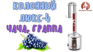 Виноградный самогон: граппа, чача, писко. Комбинация режимов на Колонном ЛЮКС-4 Мастерская застолья